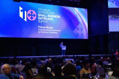 business, governor, small, summit
11/11/2025, Hanover, MD- The Maryland Department of Transportation (MDOT), in partnership with the University System of Maryland, the Department of General Services and the Department of Social and Economic Mobility, hosted the 10th annual Governor's Small Business Outreach Summit. Photo by David Trozzo